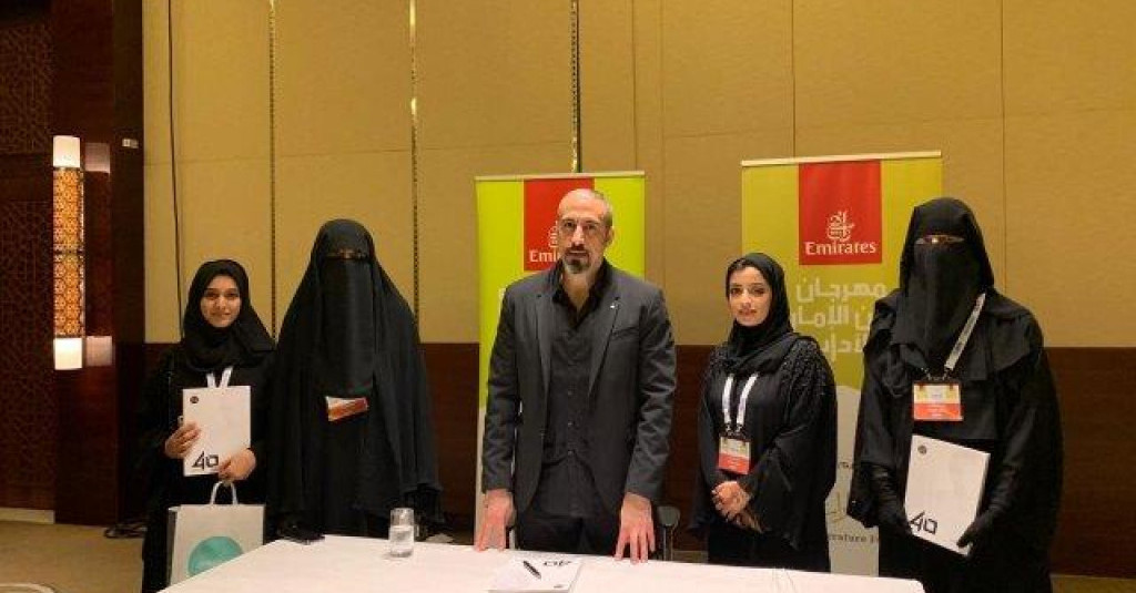 AU Book Club Participates in Emirates Airline Festival of Literature