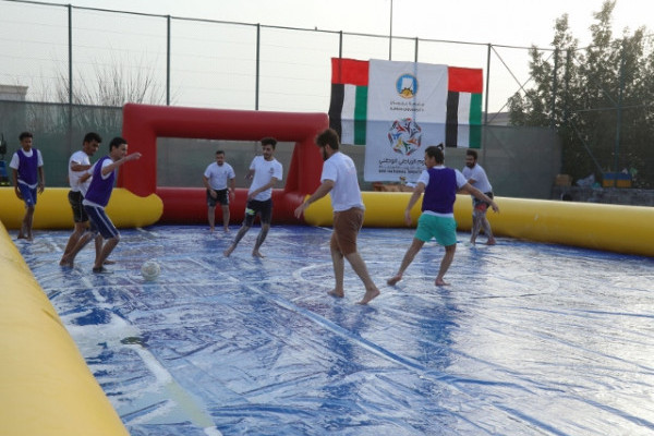 نشاطات رياضية متنوعة في الجامعة بمناسبة اليوم الوطني الرياضي