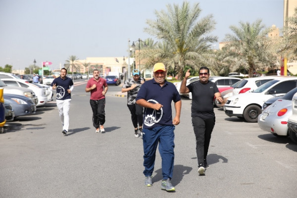 يوم رياضي لأعضاء الهيئتين الأكاديمية والإدارية في الجامعة