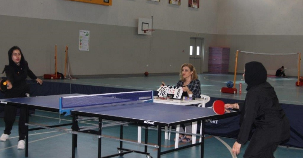 End of Table Tennis Championship for Female Students