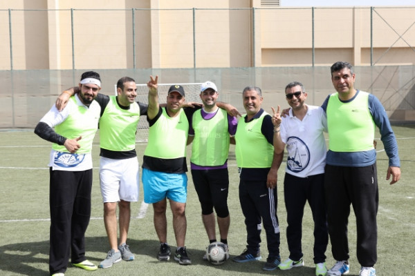 يوم رياضي لأعضاء الهيئتين الأكاديمية والإدارية في الجامعة