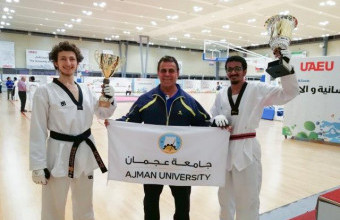 Gold, Silver Medals for AU Students at HESF Taekwondo
