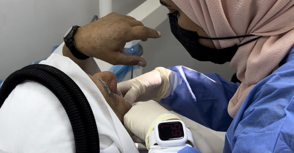 Ajman University Mobile Dental Clinic Visits Seniors In Dubai