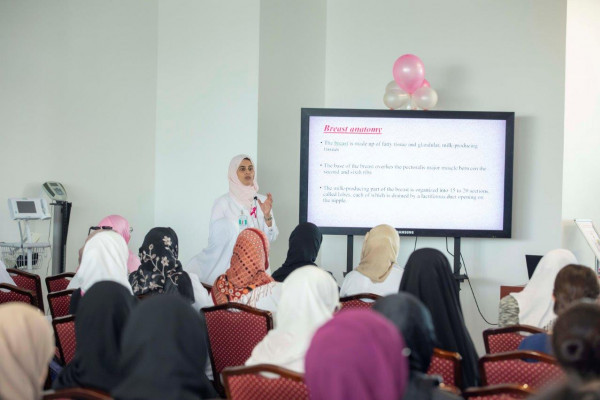 Ajman University Develops Students Breast Cancer Awareness
