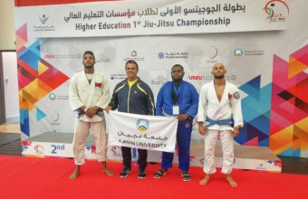 Gold, Silver Medals for AU Students at HESF Jujitsu