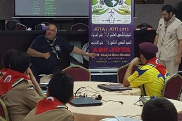 جوالة جامعة عجمان يشاركون في المخيم الكشفي العالمي 