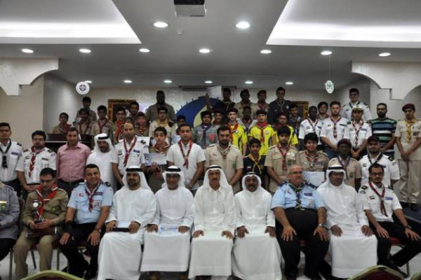 جوالة جامعة عجمان يشاركون في المخيم الكشفي العالمي 