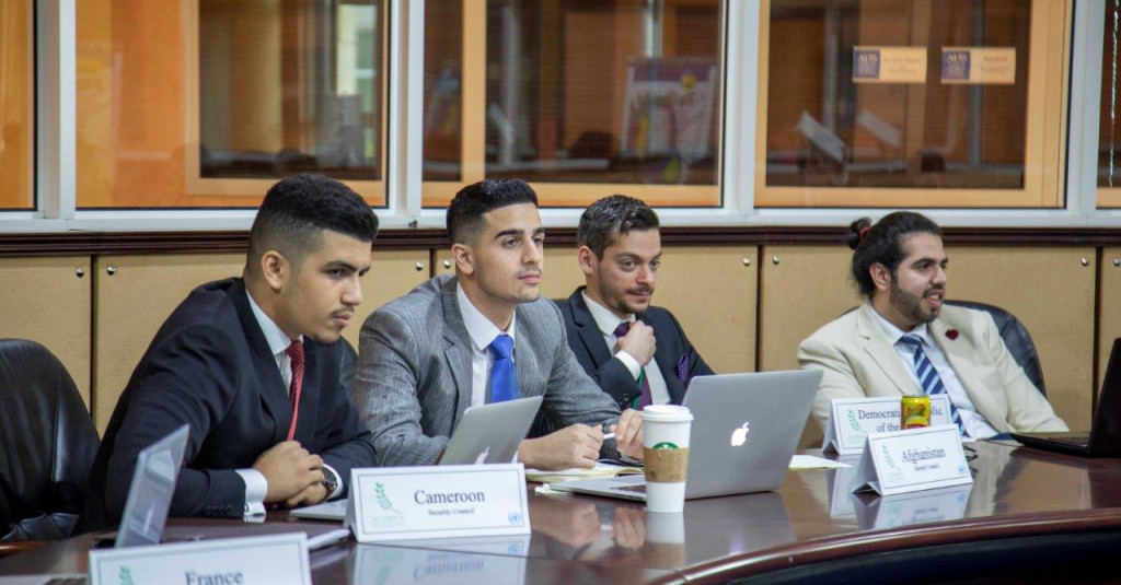 طلبة جامعة عجمان سفراء في نموذج الأمم المتحدة