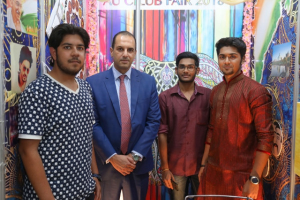 Launch of AU Club Fair 2018 Under the theme (Friendship - Sharing - Creativity)