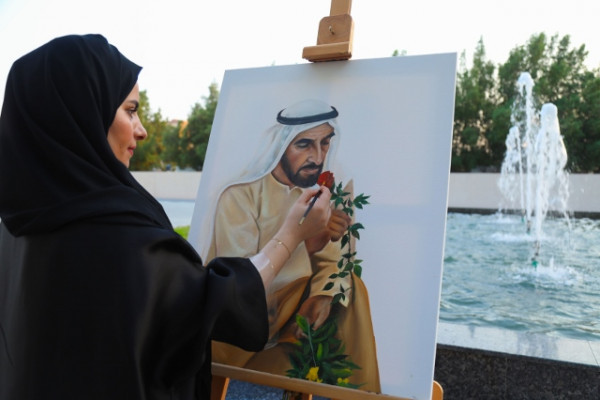 ورشة رسم لطالبات السكن تحت شعار 