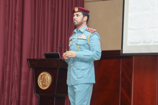 Ajman Police holds Informative lectures on Cybercrime at AU