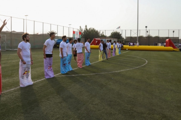 نشاطات رياضية متنوعة في الجامعة بمناسبة اليوم الوطني الرياضي